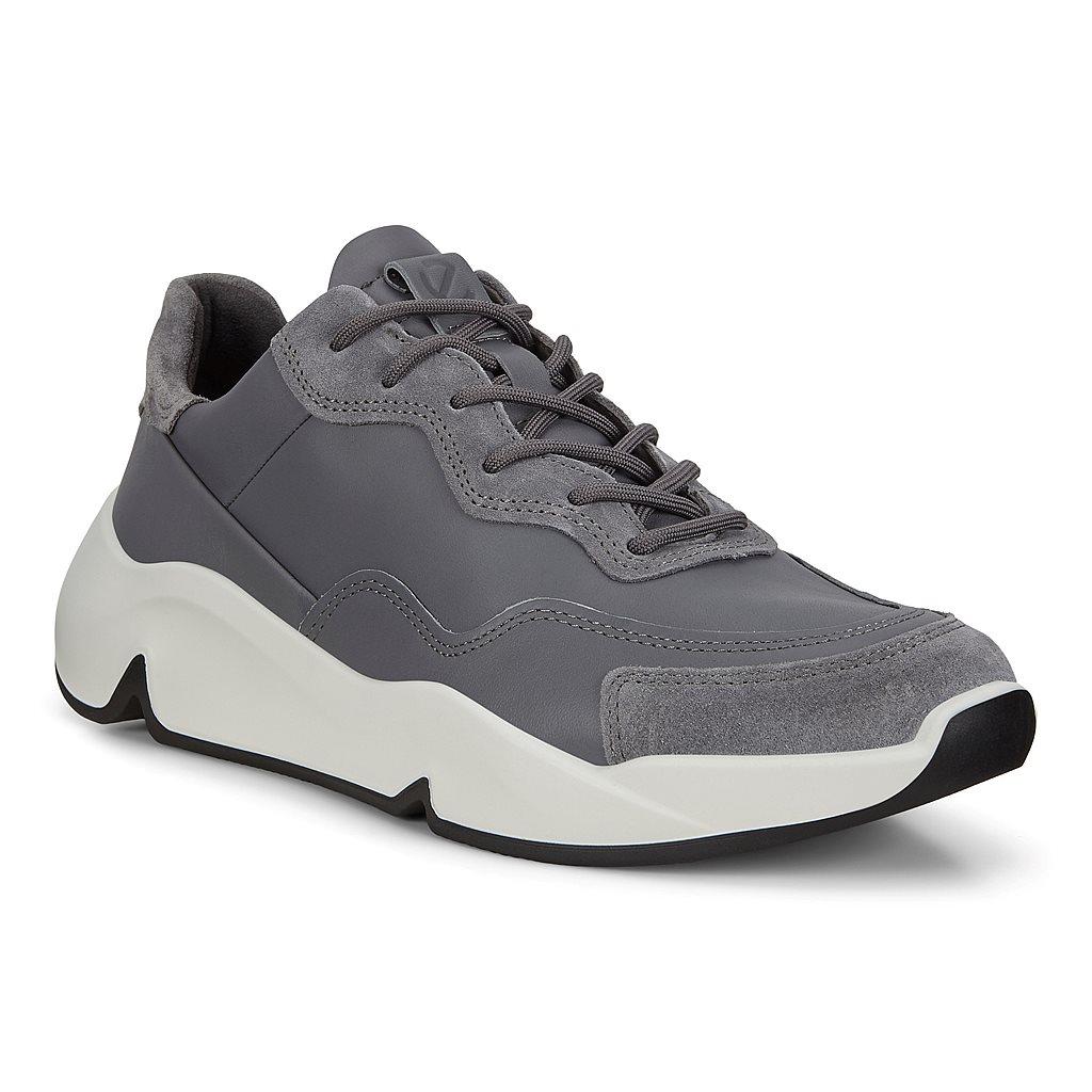 Ecco Chunky Mens Sneakers Grey Online - India GOJ-564218